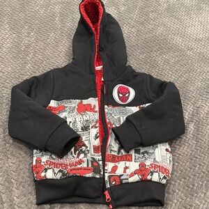 Spider-Man Black and Red Hoodie